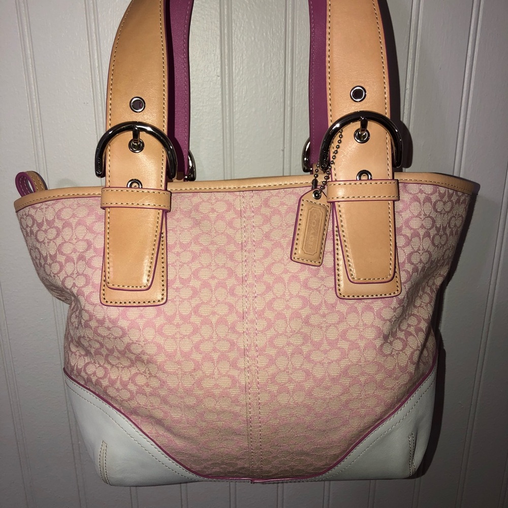 Pink Coach Purse